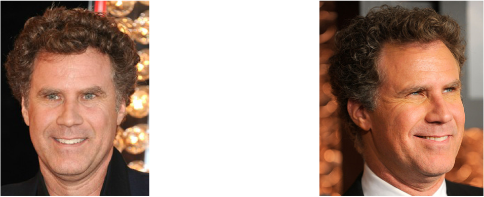 Humans can easily recognize that both images are of Will Ferrell, but computers would see these pictures as two completely different people.