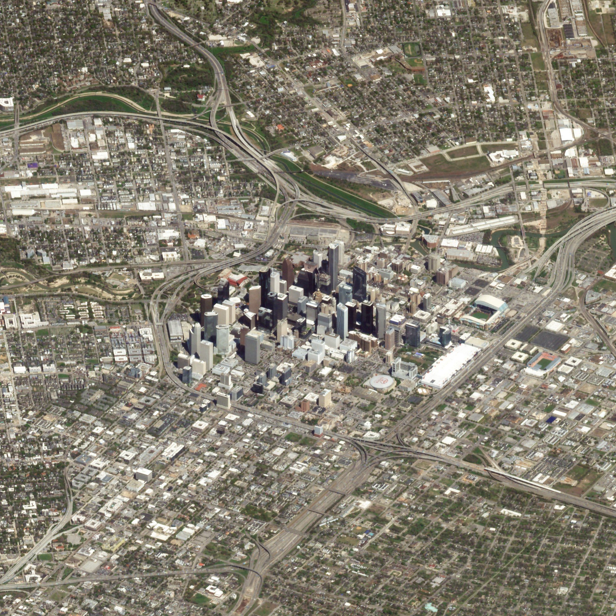 Houston, Texas. March 14, 2018. Image ©2018 Planet Labs, Inc. cc-by-sa 4.0.