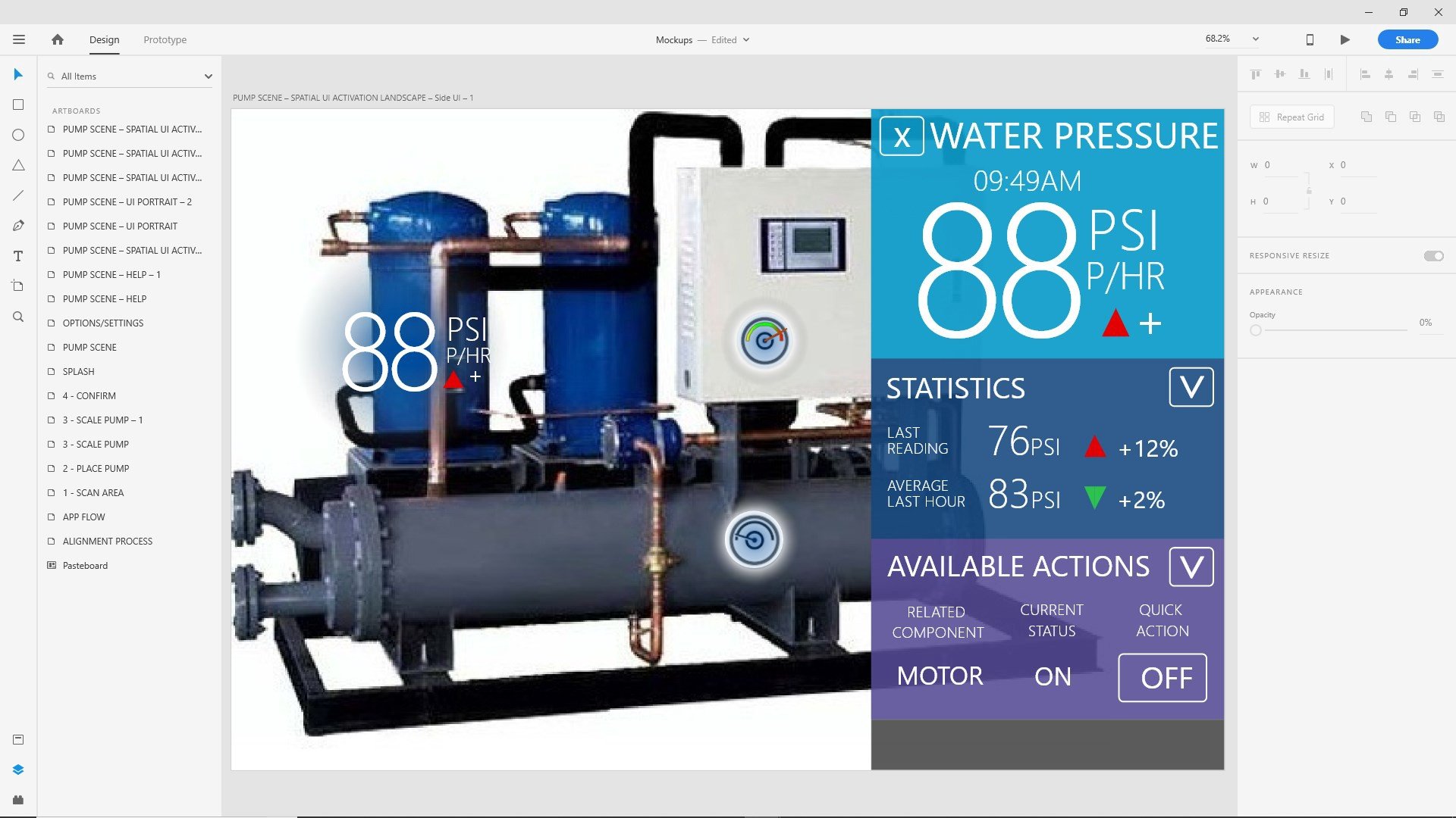 New mockups were created to incorporate the Telstra Labs branding