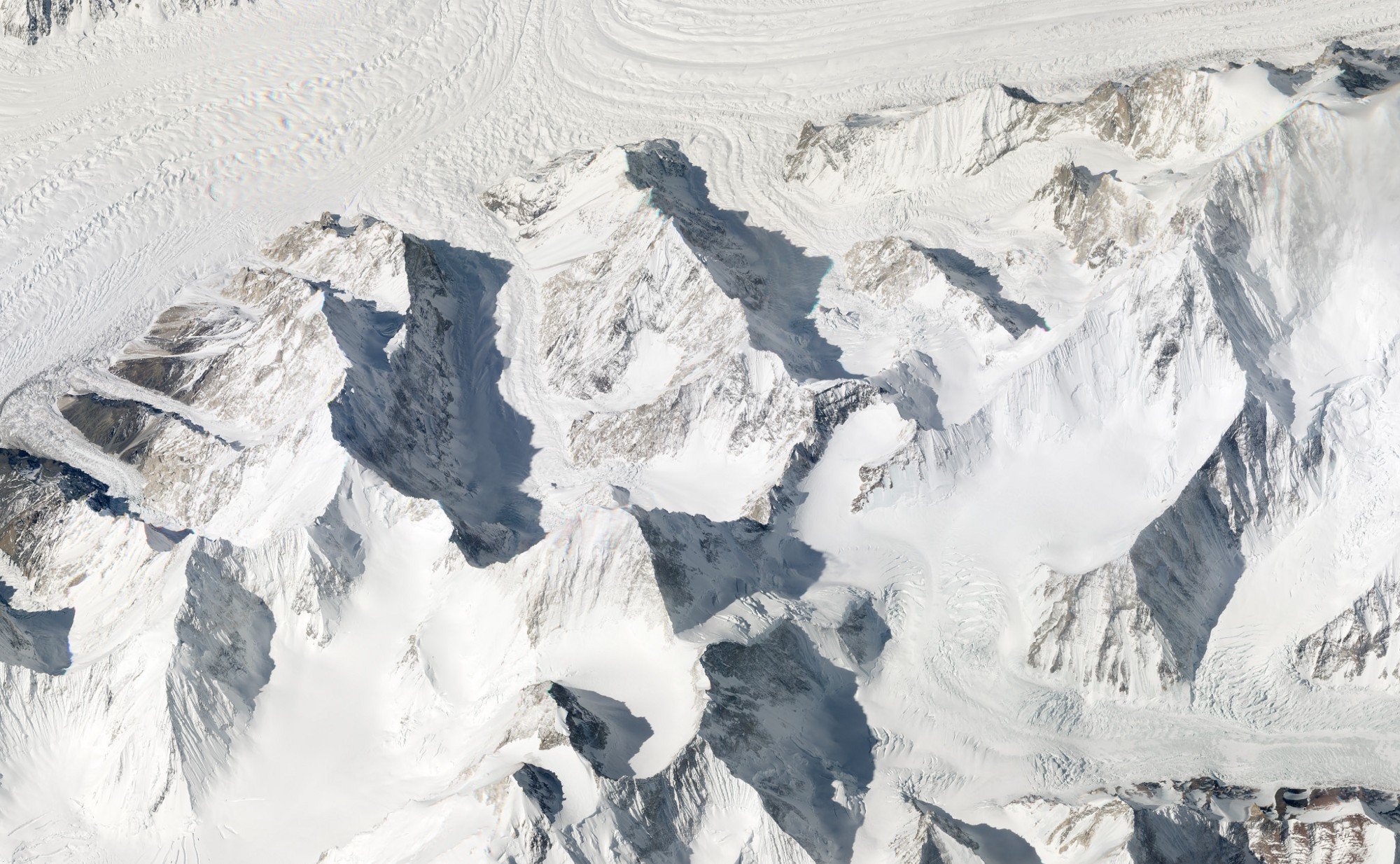 Gasherbrum Massif, Pakistan. March 11, 2018. Image ©2018 Planet Labs, Inc. cc-by-sa 4.0.