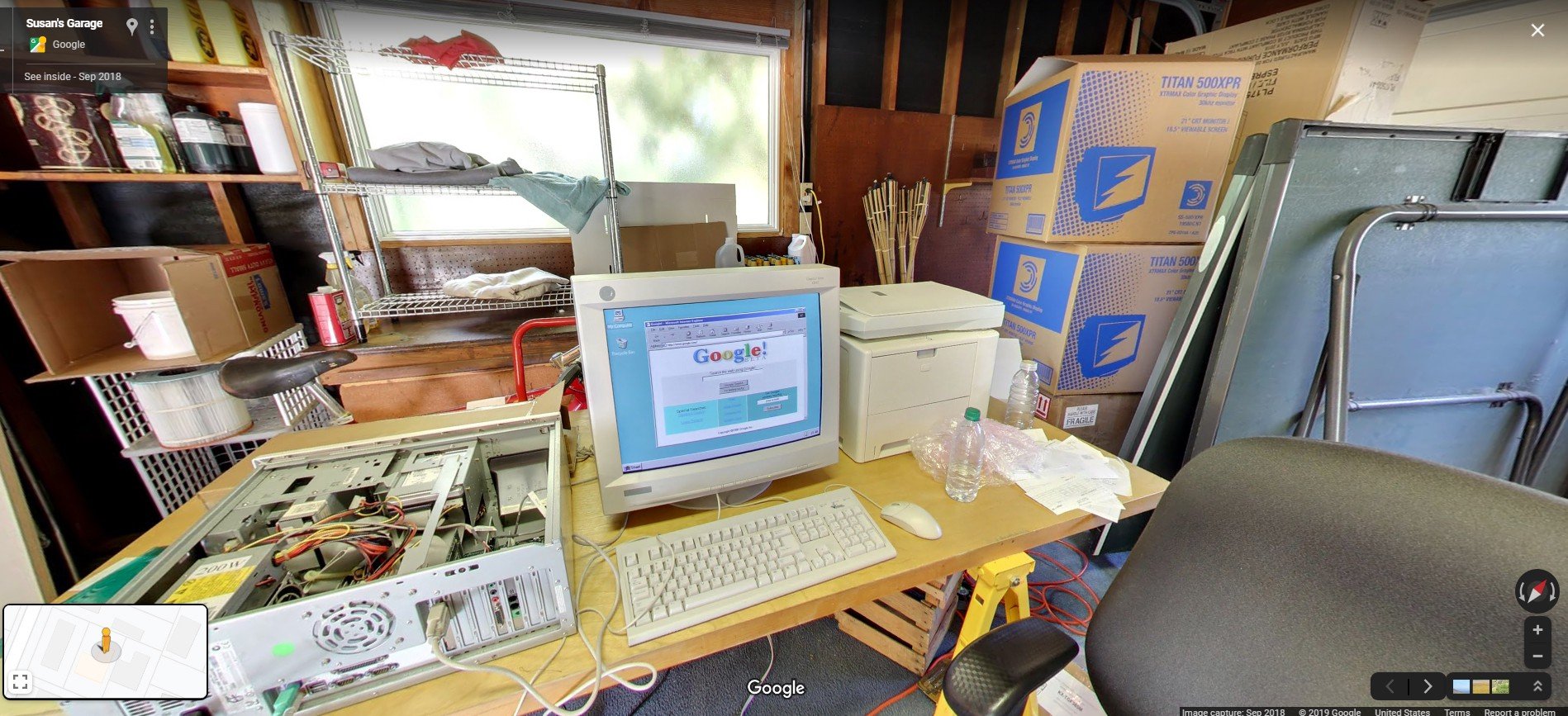Susan Wojcicki’s garage, where Sergey Brin started Google, in Menlo Park, California, 1998. Many companies succeed by giving their employees the freedom to experiment, be creative, and solve problems. Yet for every successful enterprise, there are many failures. Which begs the question: Is there a shared culture that allows Silicon Valley to continually reinvent itself? Credit: Virtual tour created for the company’s 20th anniversary in 2018.