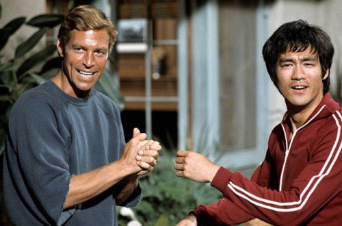 James Franciscus and Bruce Lee on the “Longstreet”