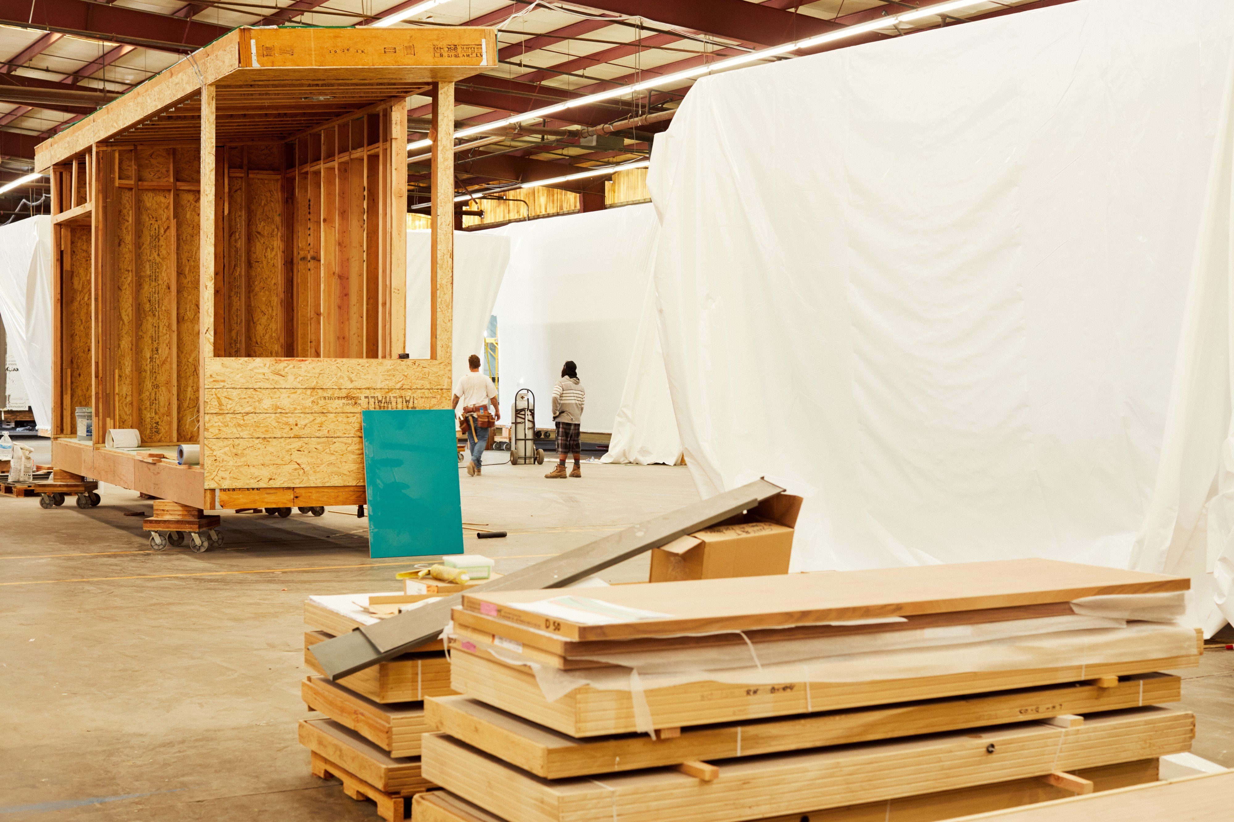 Plant Prefab’s factory in Rialto, CA is a critical component of Glenn’s vertically integrated model, in which the startup controls every aspect of home production, from design to manufacturing.