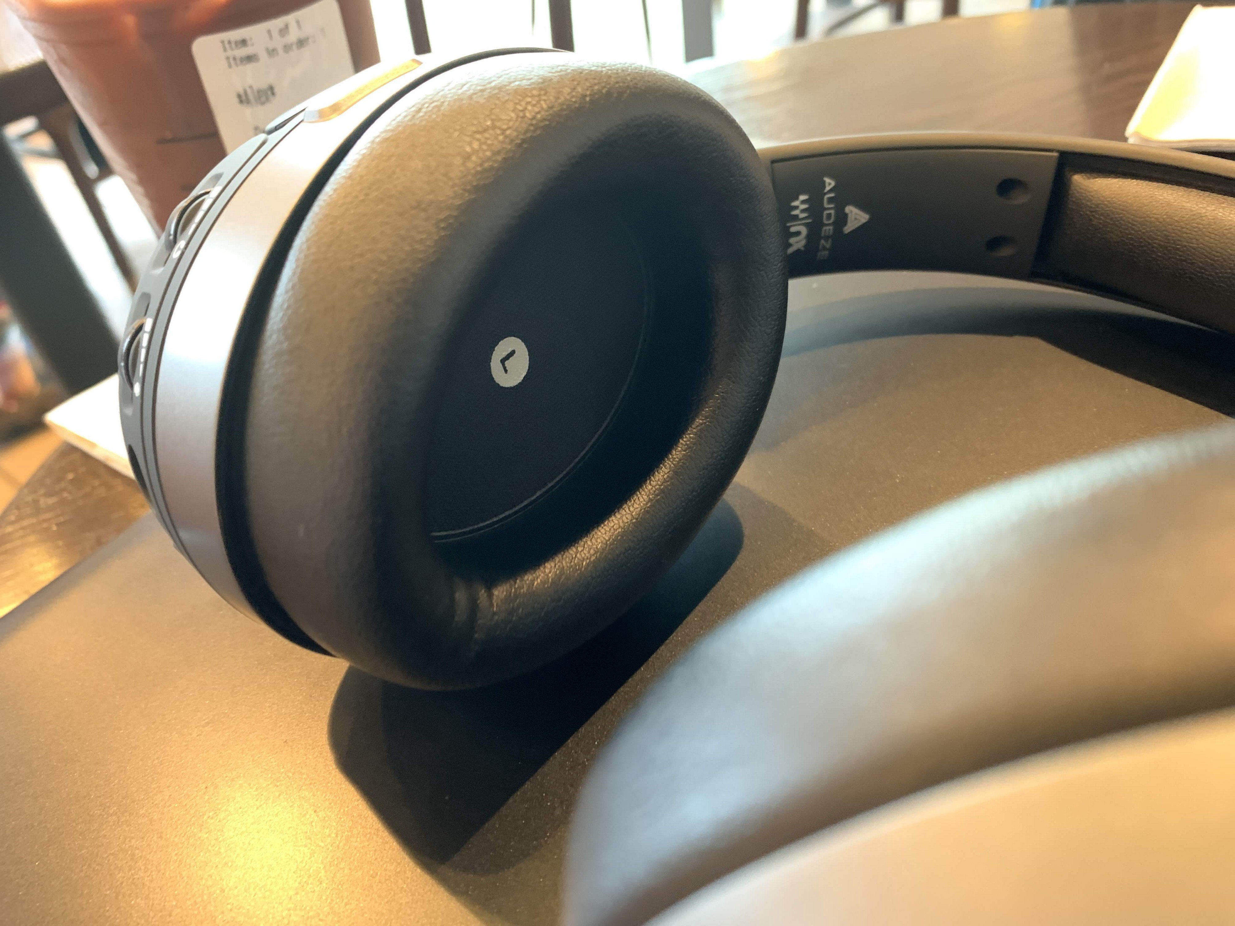 The HyperX Cloud Orbit has massive shaped ear pads. Photo taken by Alex Rowe.