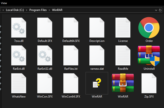 Large icons doesn’t show any file/folder details except the name