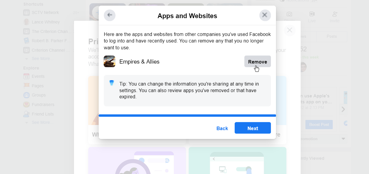 Stop apps and websites from sharing your data
